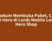 Sebelum Membuka Paket, Cara Beli Hero di Lords Mobile Lewat Hero Shop