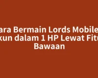 Cara Bermain Lords Mobile 2 Akun dalam 1 HP Lewat Fitur Bawaan
