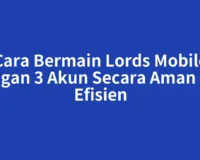 Cara Bermain Lords Mobile dengan 3 Akun Secara Aman dan Efisien