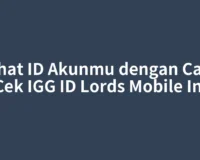 Lihat ID Akunmu dengan Cara Cek IGG ID Lords Mobile Ini